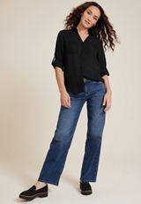 Winona Button Down Blouse, C106, small