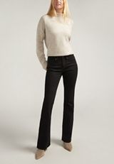 Silver Jeans Co.&reg; Suki Curvy Mid Rise Luxe Stretch Black Boot Jean, C106, small