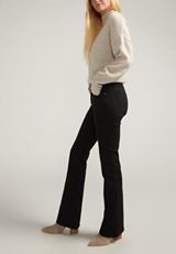 Silver Jeans Co.&reg; Suki Curvy Mid Rise Luxe Stretch Black Boot Jean, C106, small