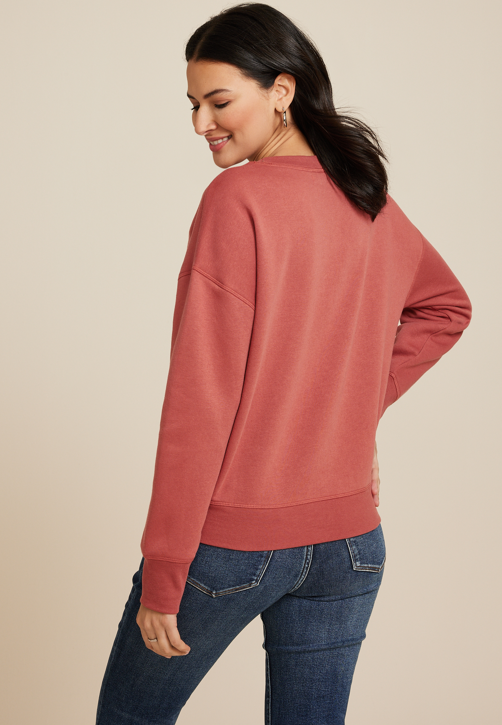 Stayin Alive Relaxed Fit Sweatshirt, C1700, large