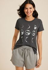 Nightmare Before Christmas Moon Phases Classic Fit Graphic Tee, C1876, small