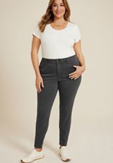 Plus Size m jeans by maurices&trade; High Rise Color Jegging, C4033, small