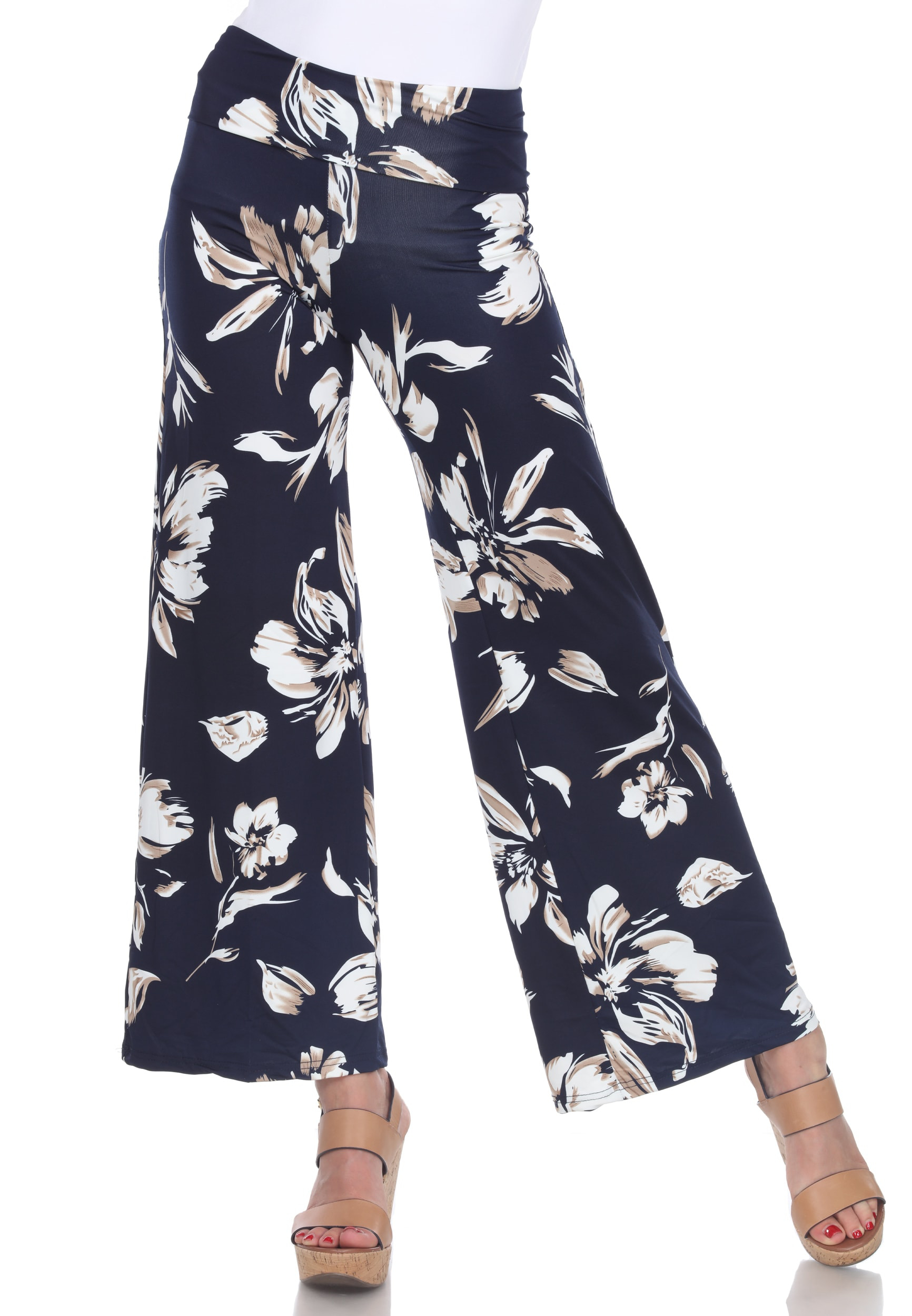 White Mark Floral Palazzo Pant | maurices