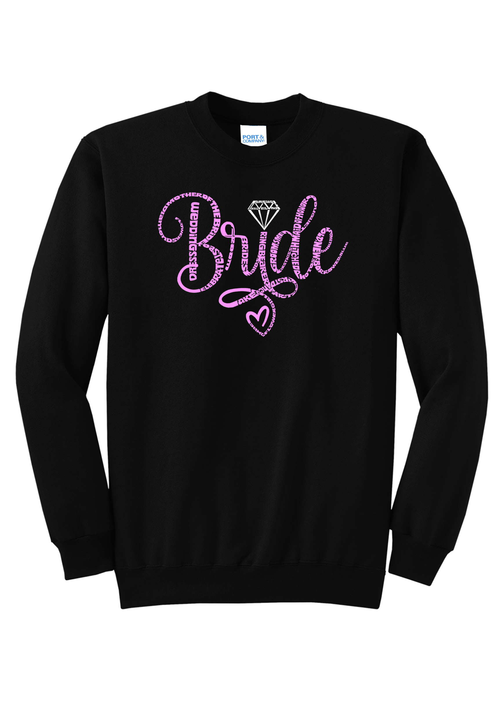 LA Pop Art Plus Women's Bride Sweatshirt