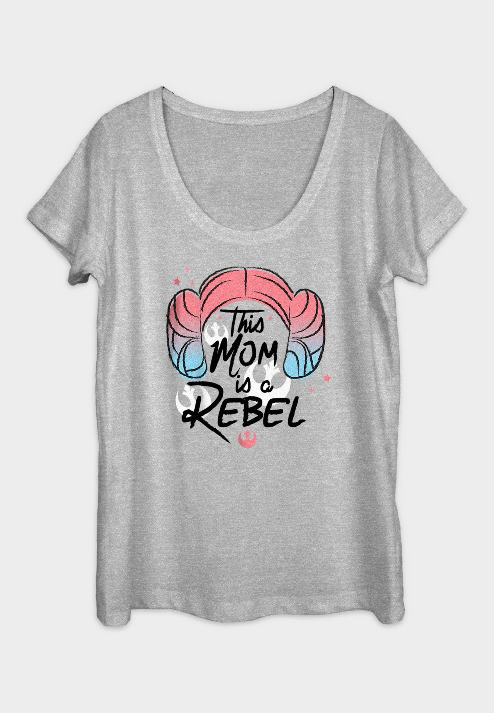 T-Shirt Donna Fifth Sun Star Wars Holiday - Maglietta Griglia Con Personaggi Iconici, Vestibilità Sportiva