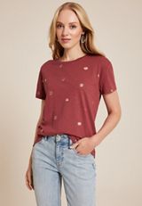 24/7 Dawson Pumpkin Crew Neck Tee, C6214, small