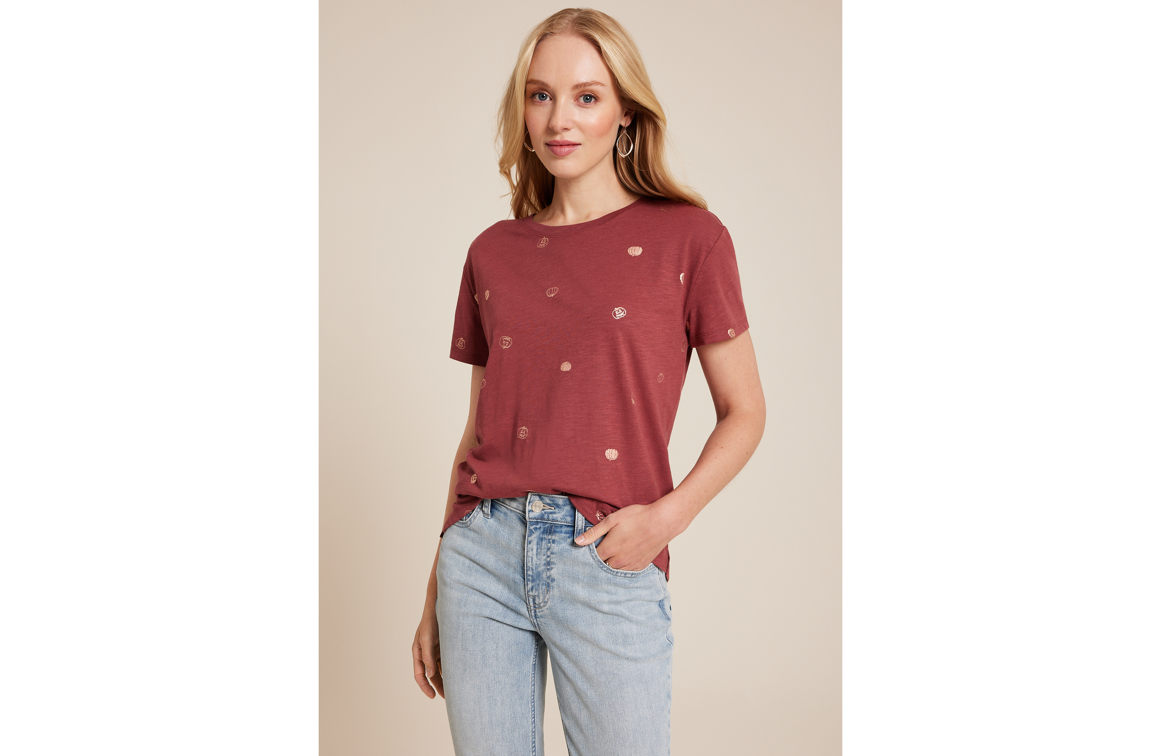 24/7 Dawson Pumpkin Crew Neck Tee