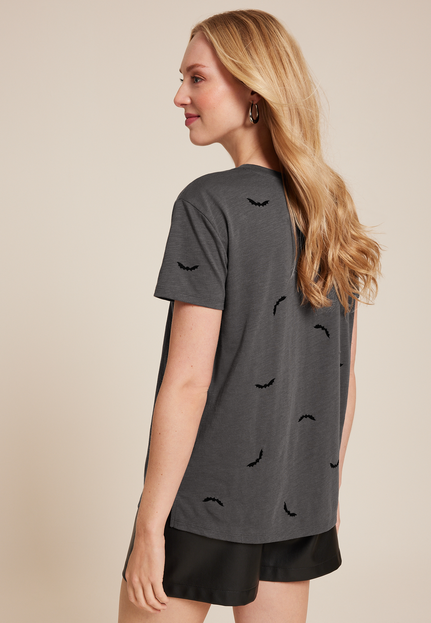 24/7 Dawson Bats Crew Neck Tee, C2722, large