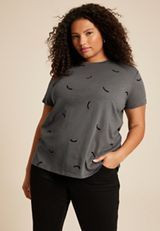 Plus Size 24/7 Dawson Bats Crew Neck Tee, C2722, small
