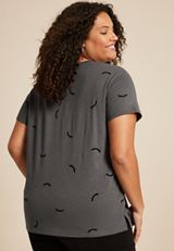 Plus Size 24/7 Dawson Bats Crew Neck Tee, C2722, small