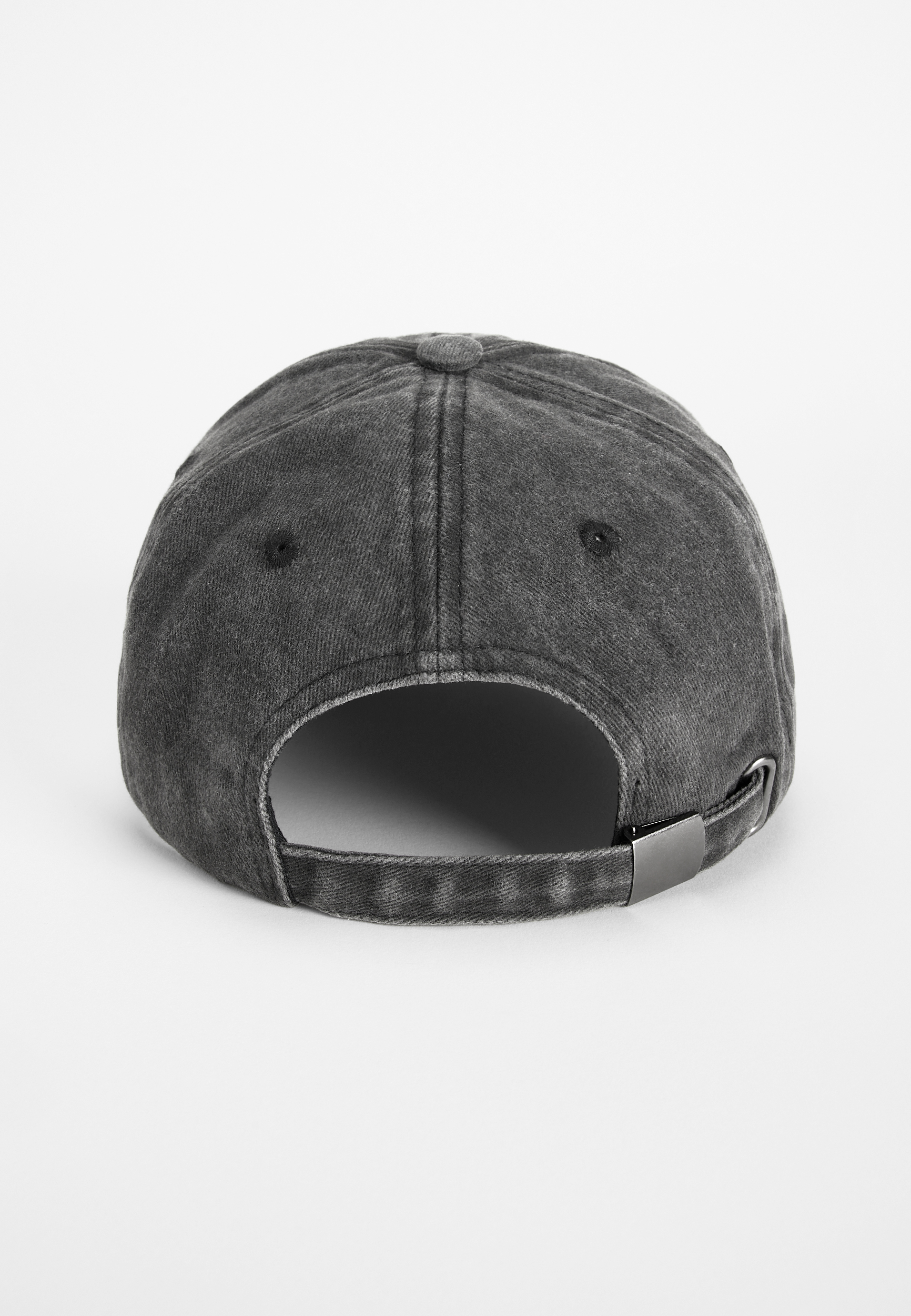 Ghost Baseball Hat, BLACK, large