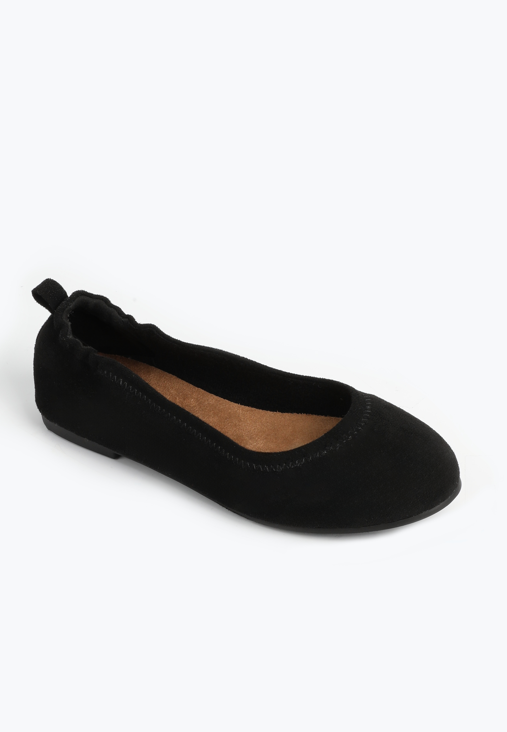 Faux Suede Ballet Flat