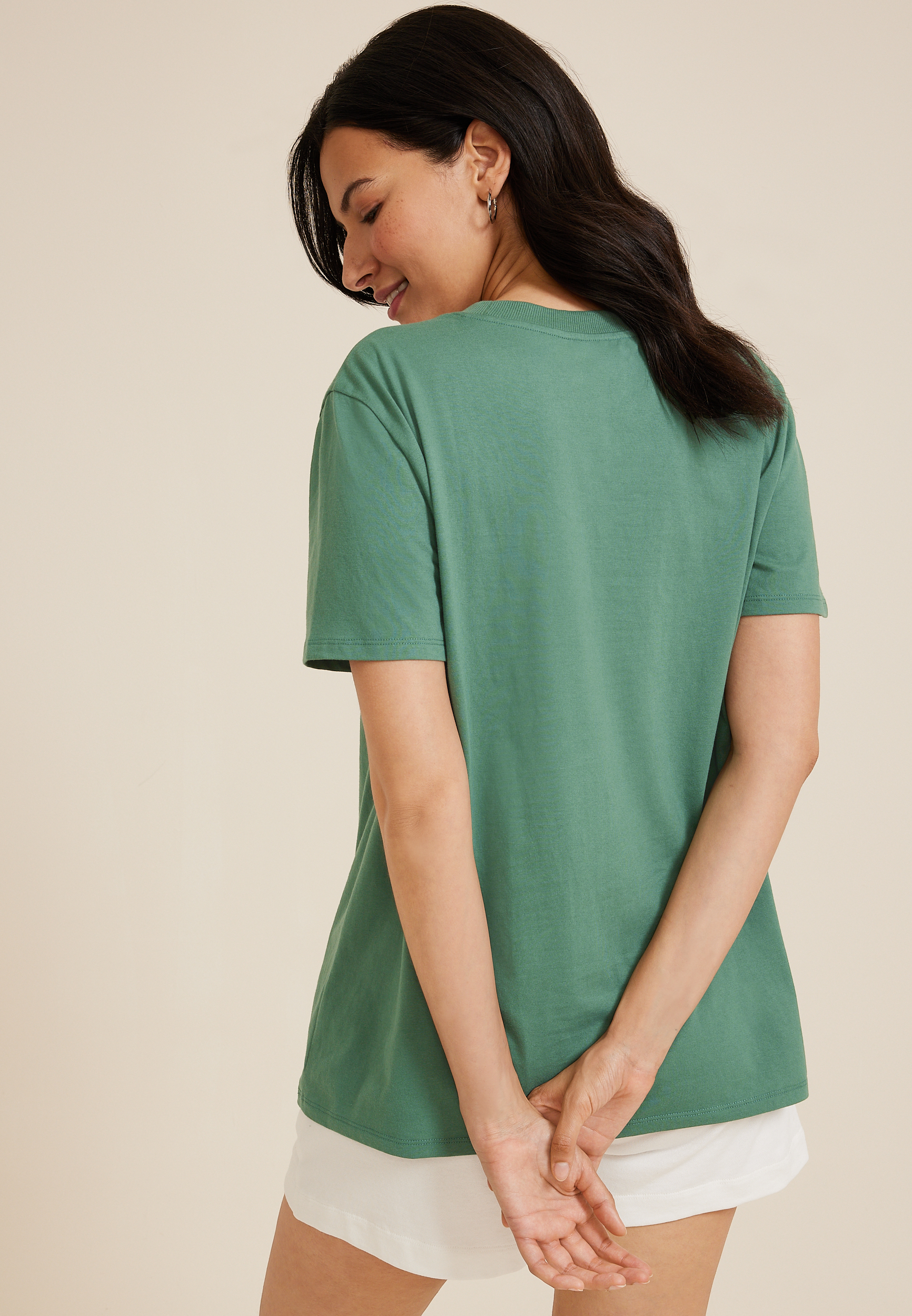 Lake Life Oversized Fit Graphic Tee, C9356, large