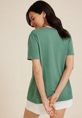 Lake Life Oversized Fit Graphic Tee, C9356, small