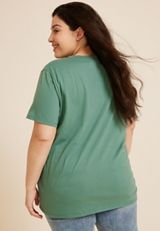 Plus Size Lake Life Oversized Fit Graphic Tee, C9356, small