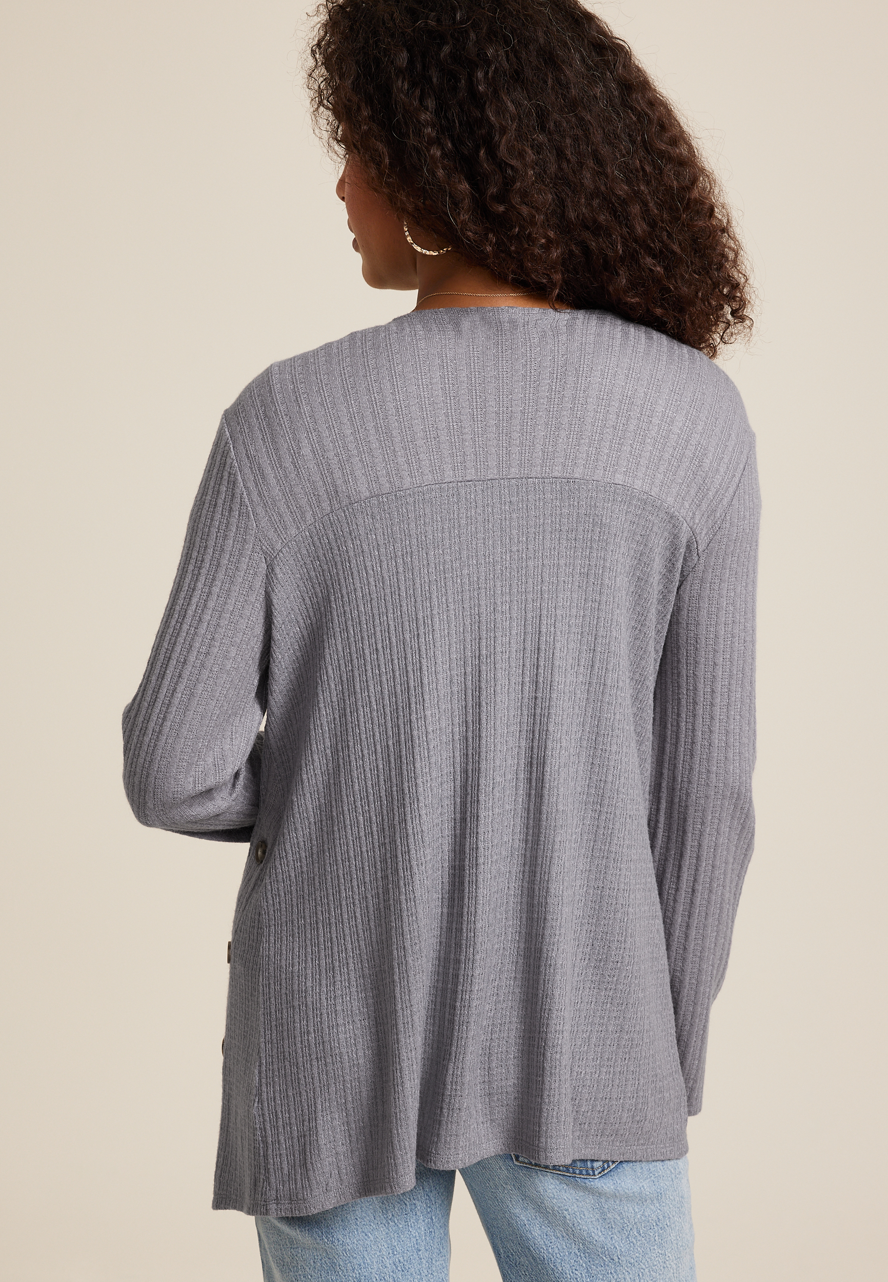 Knit Waterfall Cardigan, C829, large