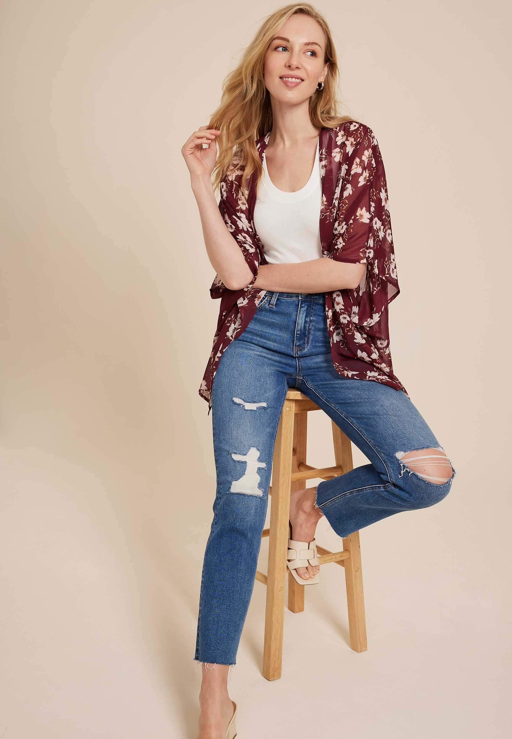Floral Kimono, C4695, large