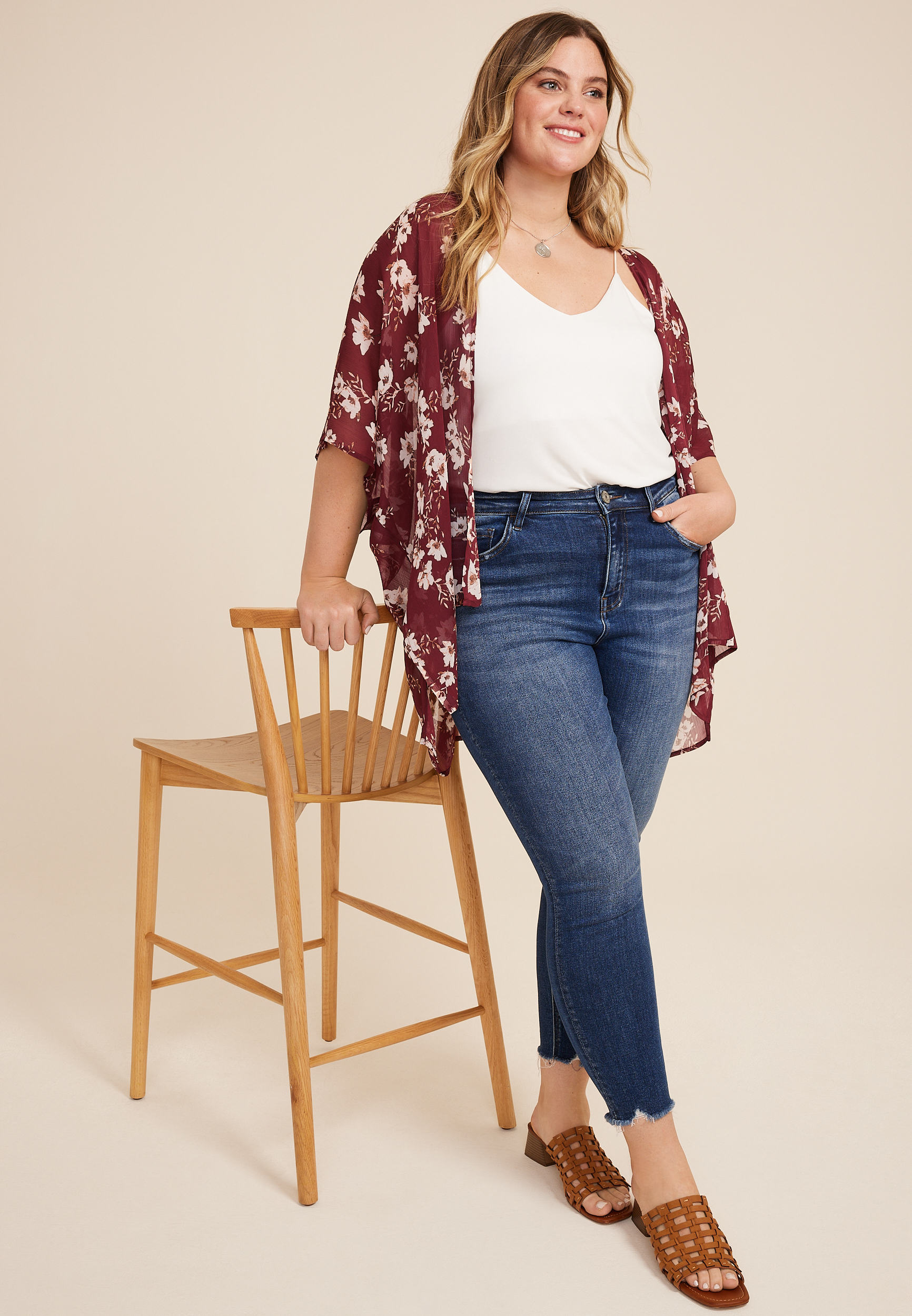 Floral Kimono, C4695, large