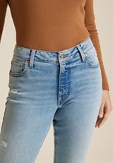 Curvy High Rise Ripped Flare Jean, C2806, small