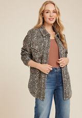 Leopard Oversized Shacket, C1524, small