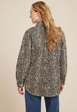 Leopard Oversized Shacket, C1524, small