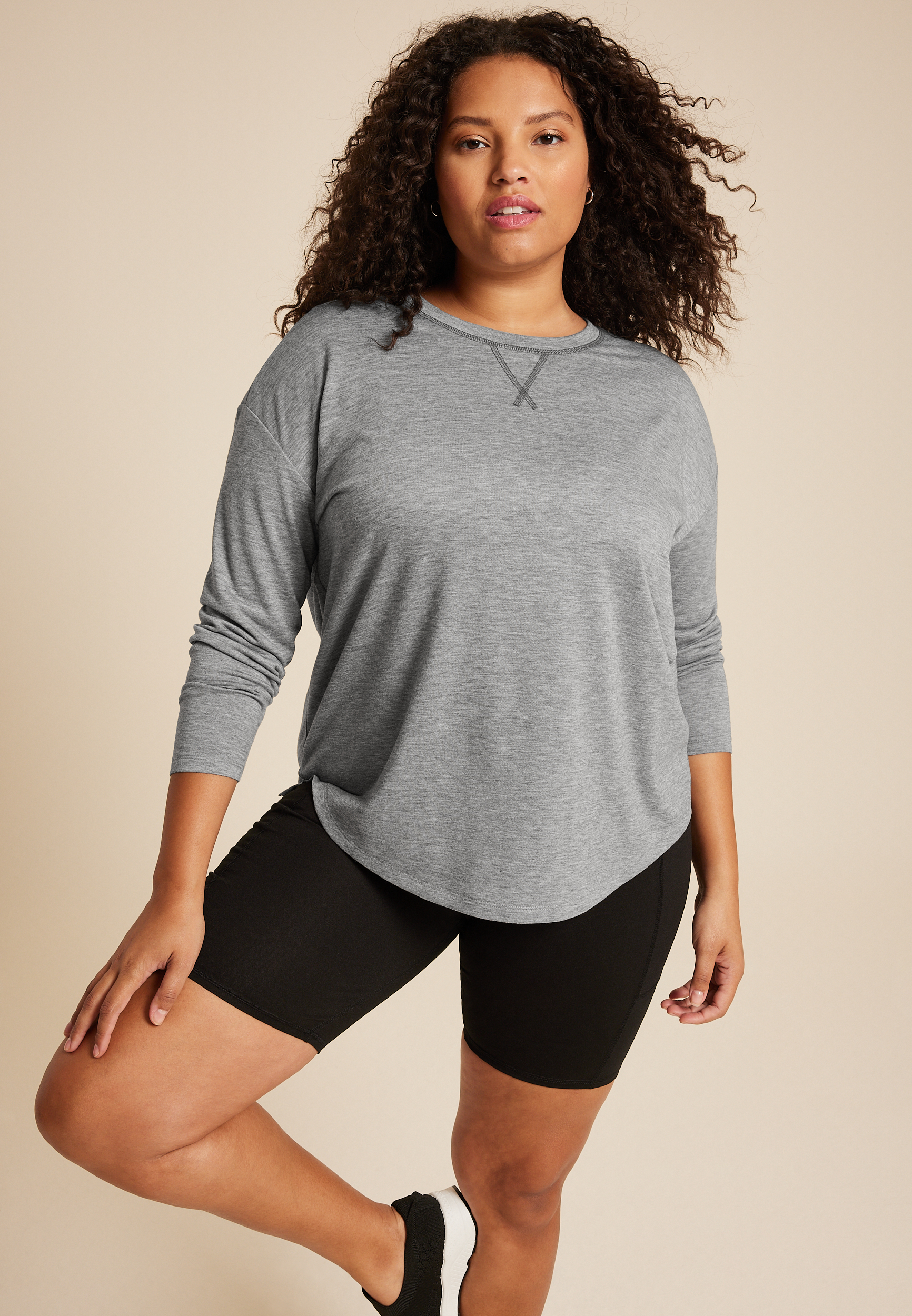 Plus 24/7 Clara Long Sleeve Tee