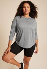 Plus Size 24/7 Clara Long Sleeve Tee, C2820, small