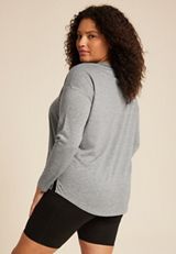 Plus Size 24/7 Clara Long Sleeve Tee, C2820, small
