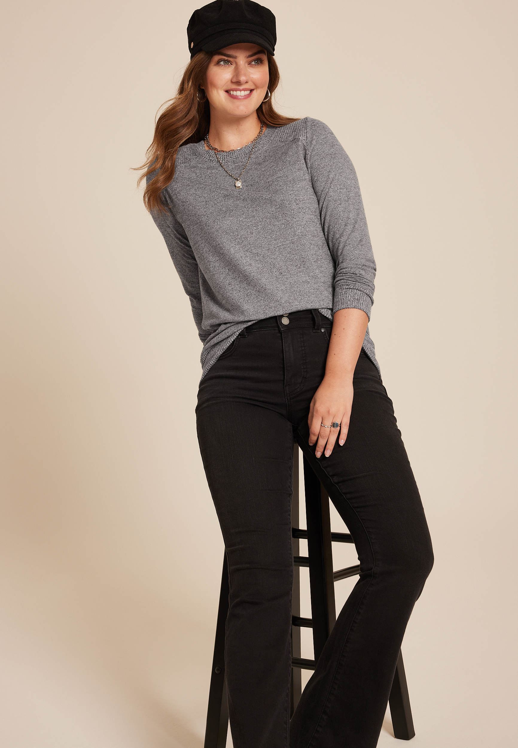 Haven Straight Hem Top, C151, large