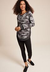 Haven Round Hem Camo Tunic, C1942, small
