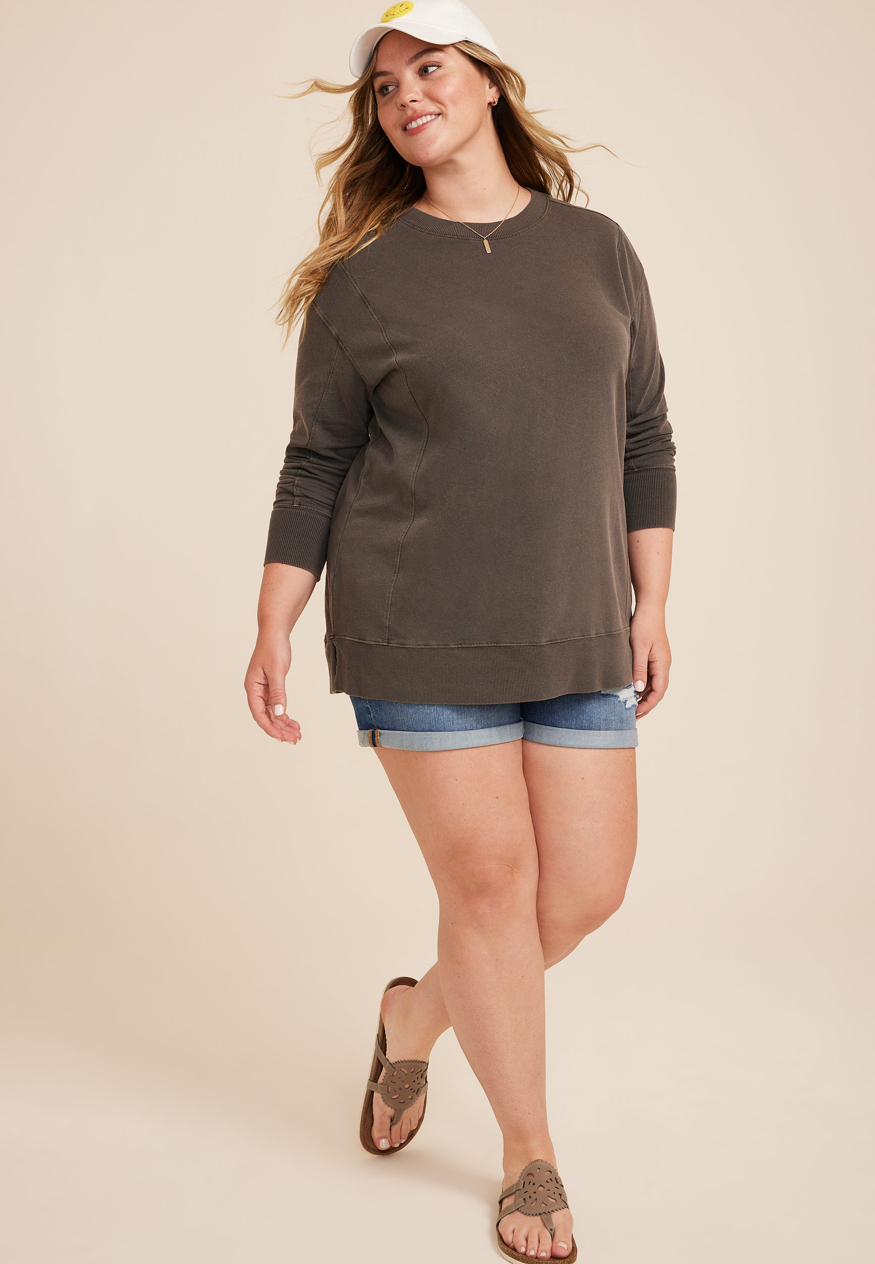 Plus Size Sunhaven Sweatshirt, C9245, large