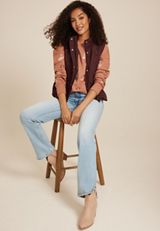 Western Embroidered Relaxed Fit Sweatshirt, C9814, small