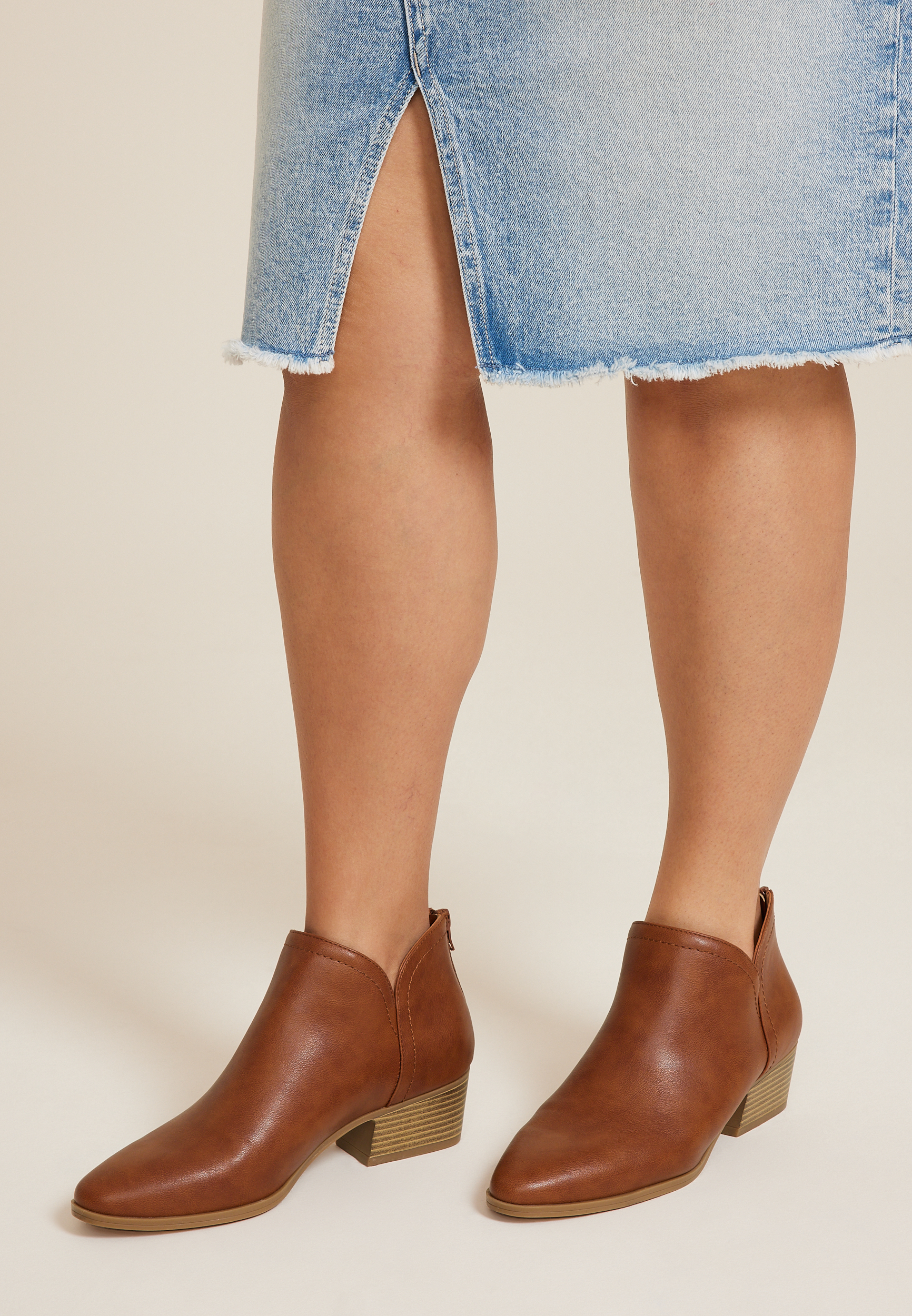 SuperCush Bella Chop Out Ankle Boot, COGNAC, large