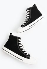 SuperCush Olivia High Top Sneaker, BLACK, small
