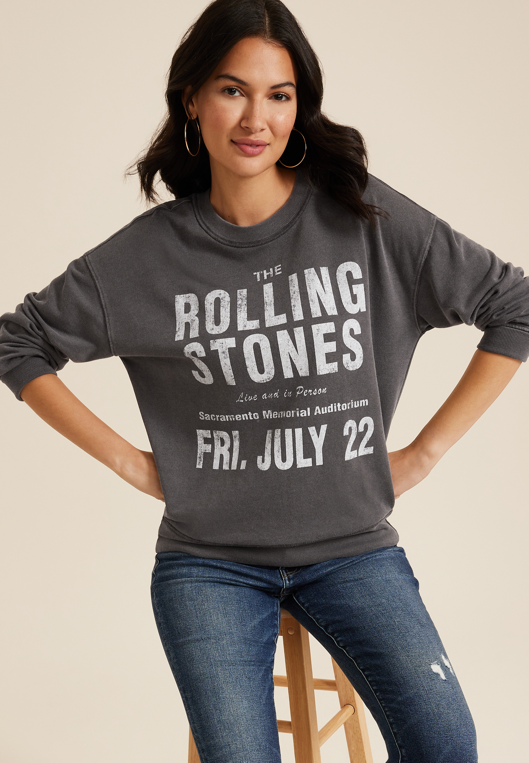 The Rolling Stones Relaxed Fit Sweatshirt