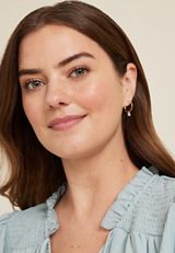 6 Pack Mixed Metals Earring Set, MULTI, small