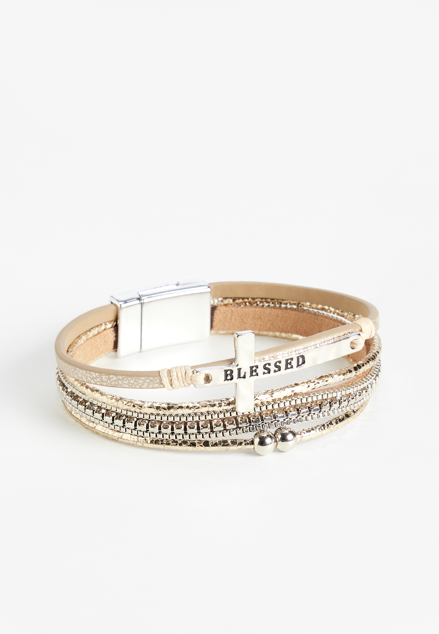 Blessed Cross Magnetic Bracelet