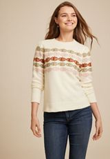 Fall Jacquard Pumpkin Sweater, C3986, small