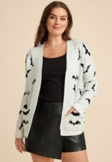 Bat Long Sleeve Cardigan, C3986, small