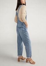 Silver Jeans Co.&reg; Low Stretch Baggy Straight Leg Overalls, C2806, small