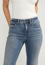 Silver Jeans Co.&reg; Most Wanted Mid Rise Ankle Straight Jean, MEDIUM SANDBLAST, small