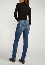 Silver Jeans Co.&reg; Britt Curvy Low Rise Straight Jean, C258, small