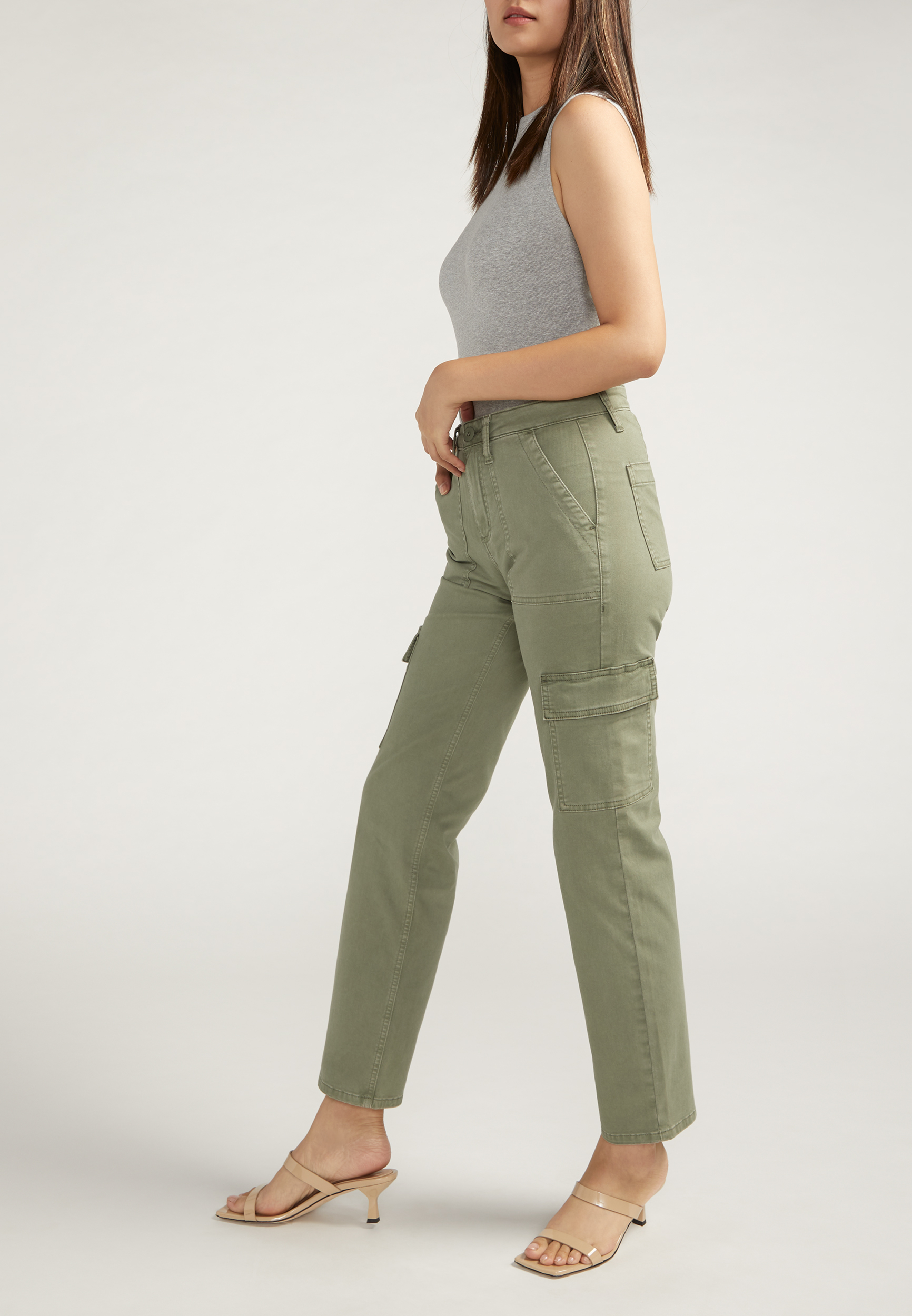 Silver Jeans Co.&reg; Olive Suki Low Stretch Cargo Pant, C774, large