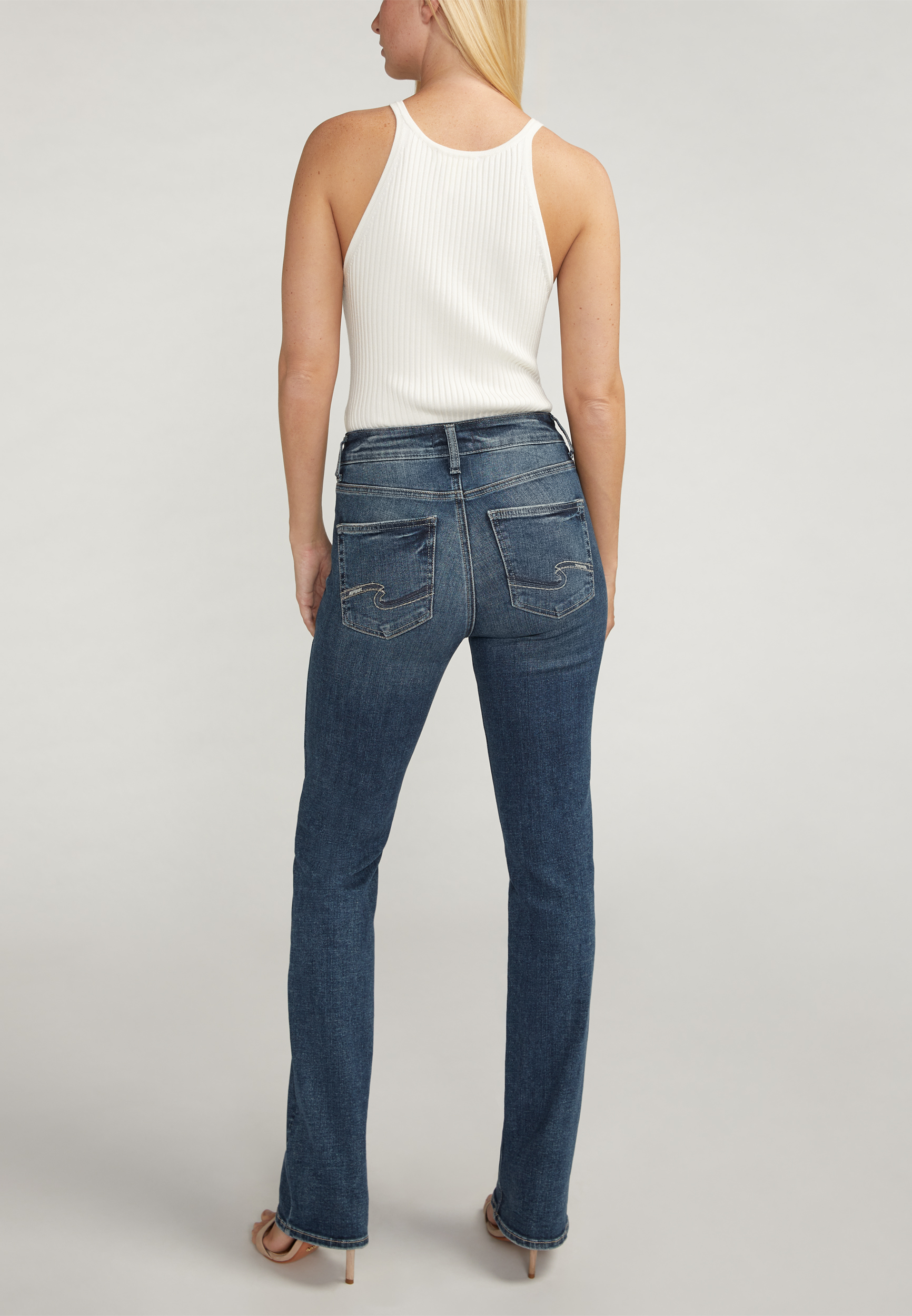 Silver Jeans Co.&reg; Avery Curvy High Rise Slim Boot Jean, C3337, large