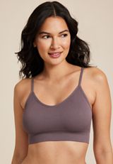True Stretch Seamless Simple Strap Bralette, C4045, small