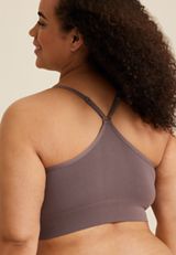 True Stretch Seamless Simple Strap Bralette, C4045, small