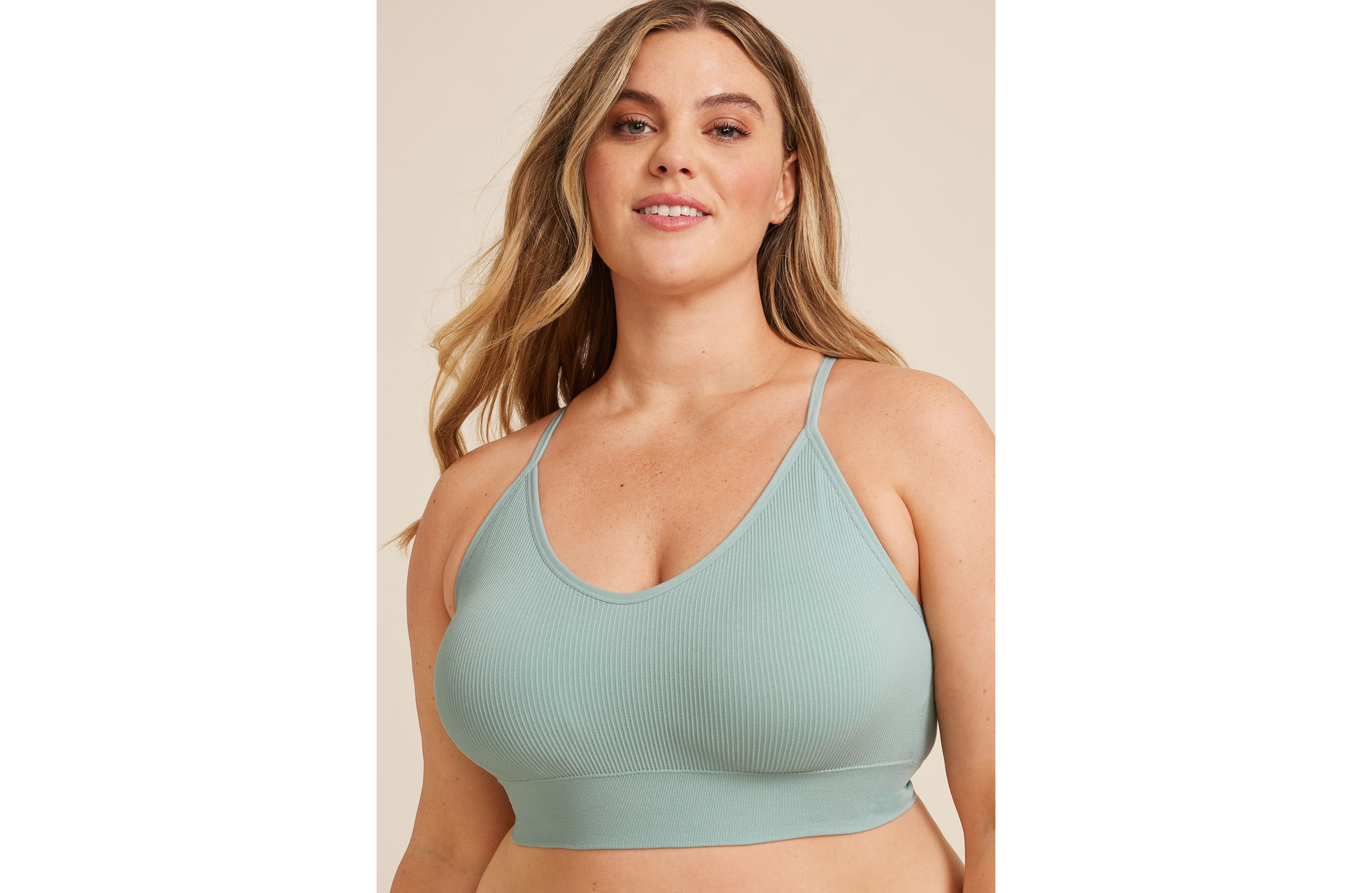 True Stretch Seamless Simple Strap Bralette