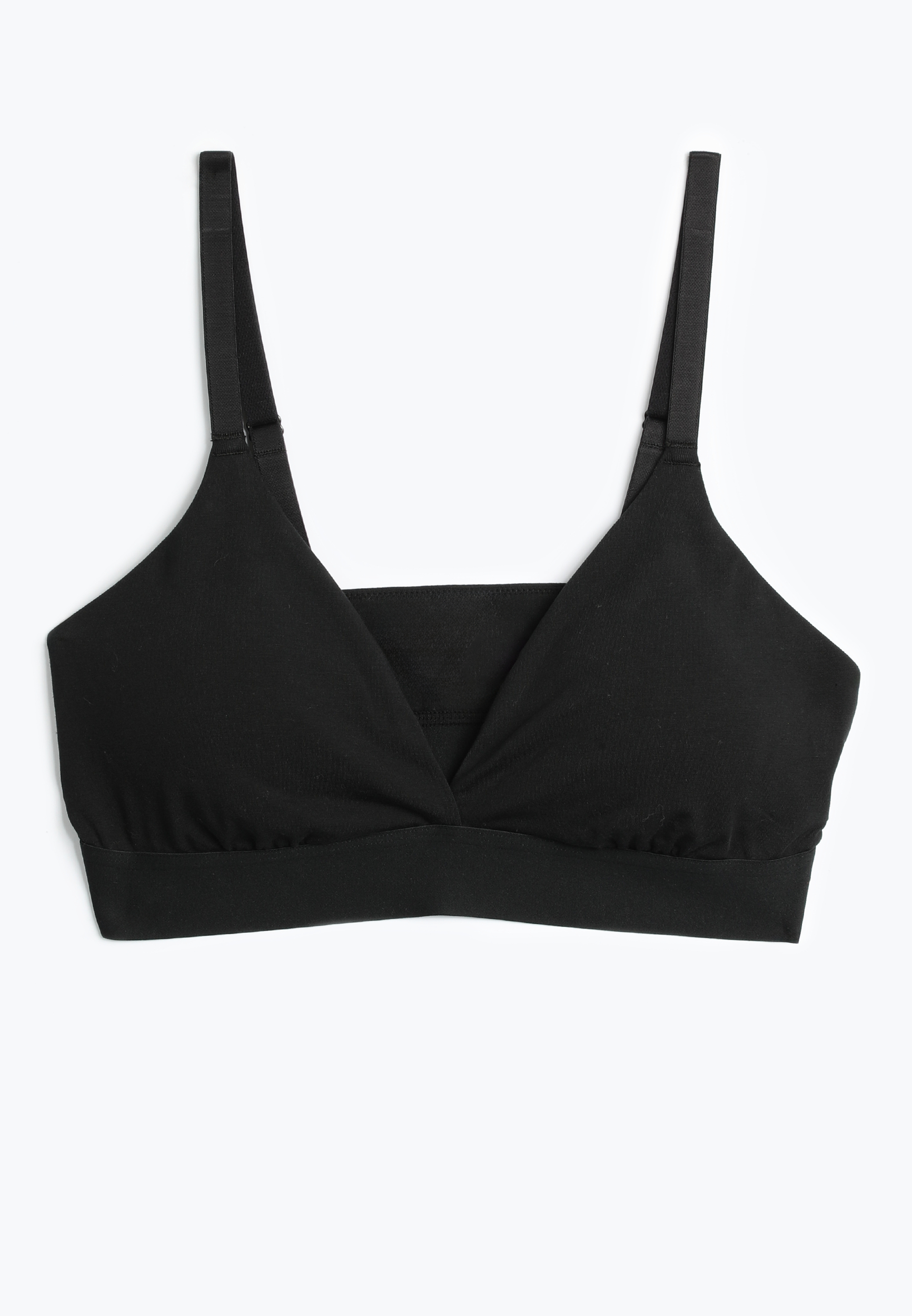 Simply Comfy Cotton Triangle Bralette, , large