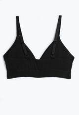 Simply Comfy Cotton Triangle Bralette, , small