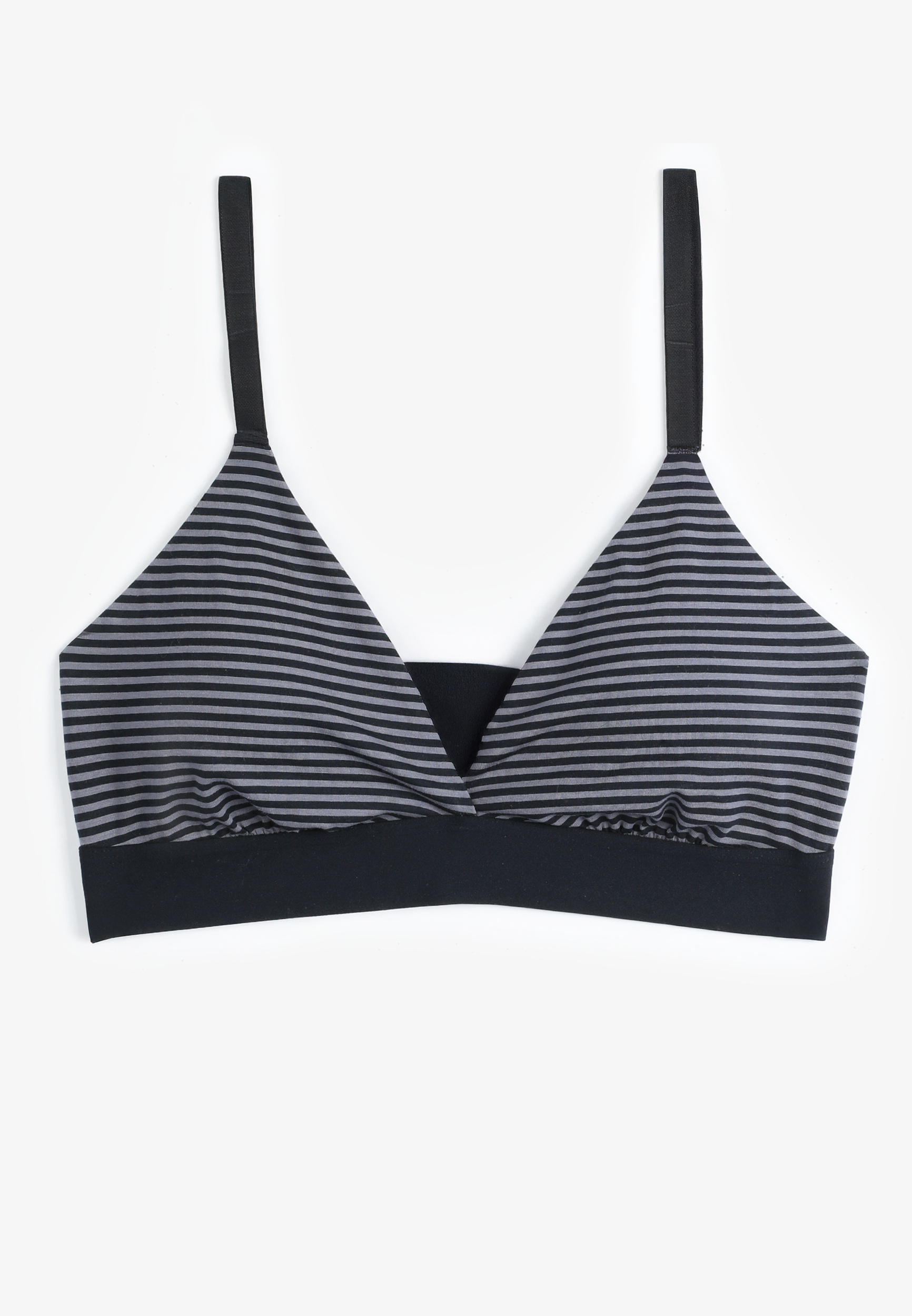 Simply Comfy Cotton Triangle Bralette, C1943, large